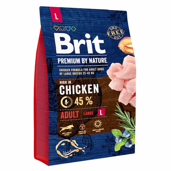 BRIT Premium by Nature Adult L granule pro psy 1 ks, Hmotnost balení: 3 kg porovnat ceny