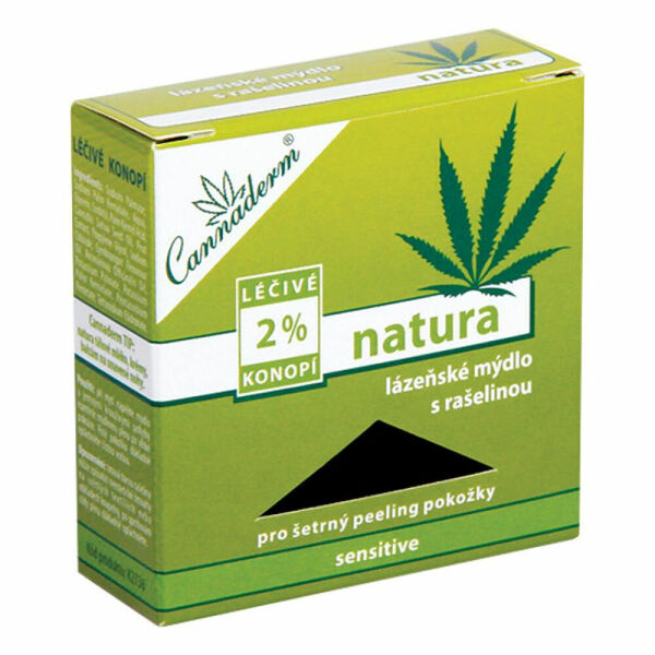 CANNADERM Natura Lázeňské mýdlo s rašelinou 80 g porovnat ceny
