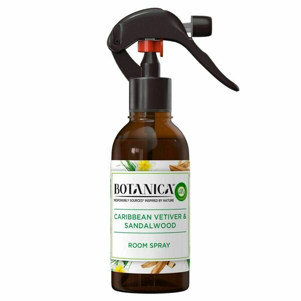 Botanica by Air Wick osvěžovač vzduchu - Karibský vetiver a santalové dřevo 237ml porovnat ceny