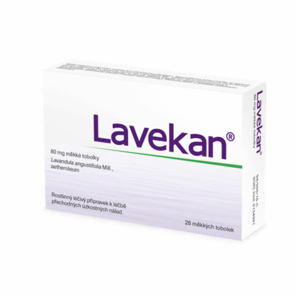 LAVEKAN 80 mg K léčbě úzkostných nálad 28 kapslí porovnat ceny