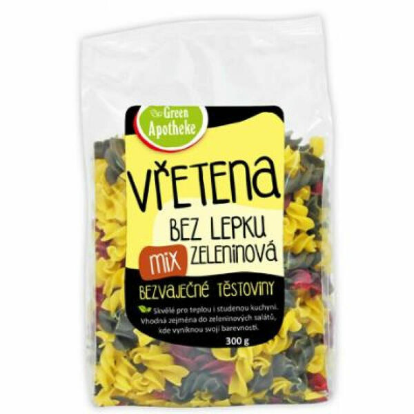 GREEN APOTHEKE Vřetena zeleninová bezlepková mix 300 g porovnat ceny