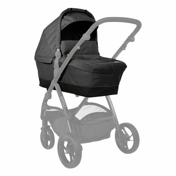 Petite&Mars Korba ke kočárku Vario/Spider - Black Melange porovnat ceny