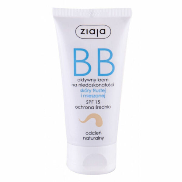 ZIAJA BB krém pro mastnou a smíšenou pleť SPF 15 přirozený odstín 50 ml porovnat ceny