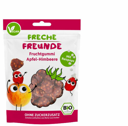 Freche Freunde BIO Ovocné želé - Jablko, malina, rýžové kuličky 30g porovnat ceny