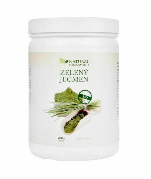 Natural Medicaments Zelený ječmen BIO 250 g porovnat ceny