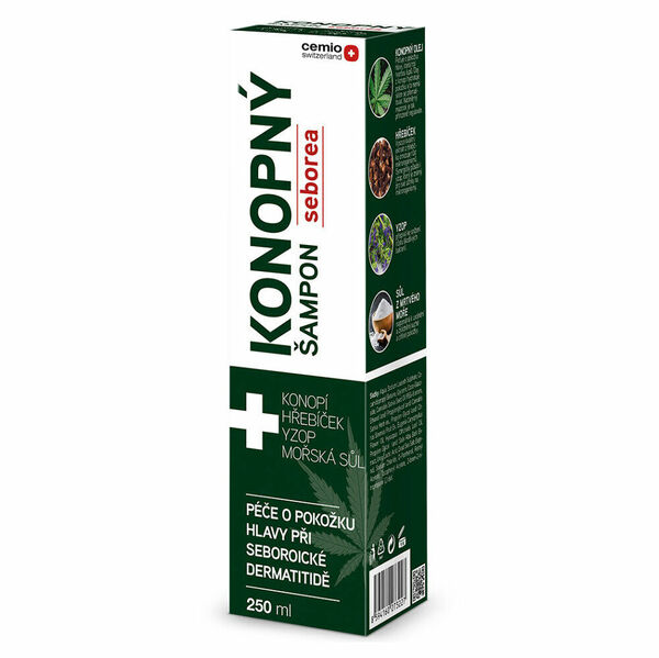 CEMIO Seborea Konopný šampon 250 ml porovnání ceny