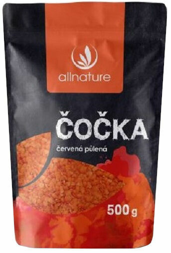 Allnature Čočka červená půlená 500g porovnat ceny