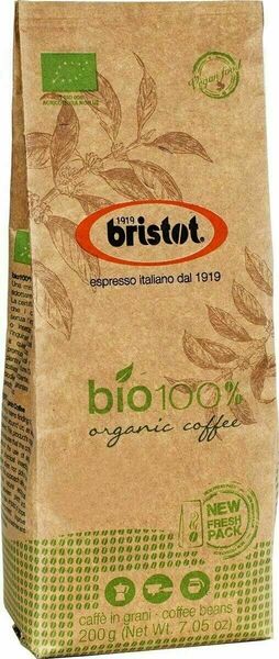 Bristot BIO 100% Zrnková káva Organic Beans 200g porovnat ceny