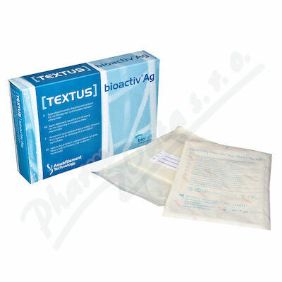 KRYTÍ ABSORPČNÍ SE STŘÍBREM STERILNÍ TEXTUS BIOACTIV AG 10X10CM ABSORPČNÍ AQUAFILAMENTOVÉ KRYTÍ SE STŘÍBREM PRO ČI porovnat ceny