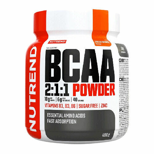 Nutrend BCAA 2:1:1 Powder ice blue raspberry 400 g porovnat ceny