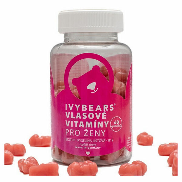 IVY BEARS Vlasové vitamíny pro ženy 60 kusů porovnat ceny