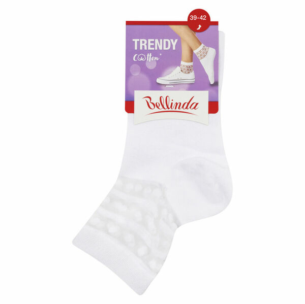 BELLINDA Dámské ponožky trendy 39-42 bílé 1 kus porovnat ceny