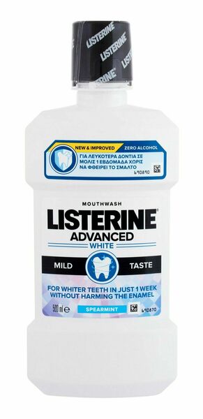 Listerine Advanced White Mild 500 ml porovnat ceny