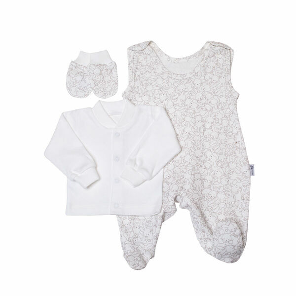 Esito Souprava do porodnice Zája 3dílná, slonová kost, vel.50 porovnat ceny