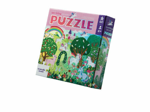 Crocodile Creek Foil Puzzle, Jednorožec 60ks porovnat ceny