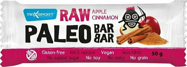 MaxSport RAW PALEO BAR jablko/skořice 50g porovnat ceny