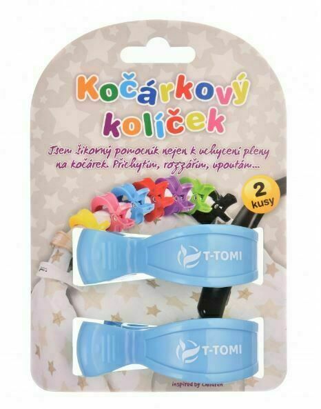 T-tomi Kočárkové kolíčky pastel blue 2ks porovnat ceny