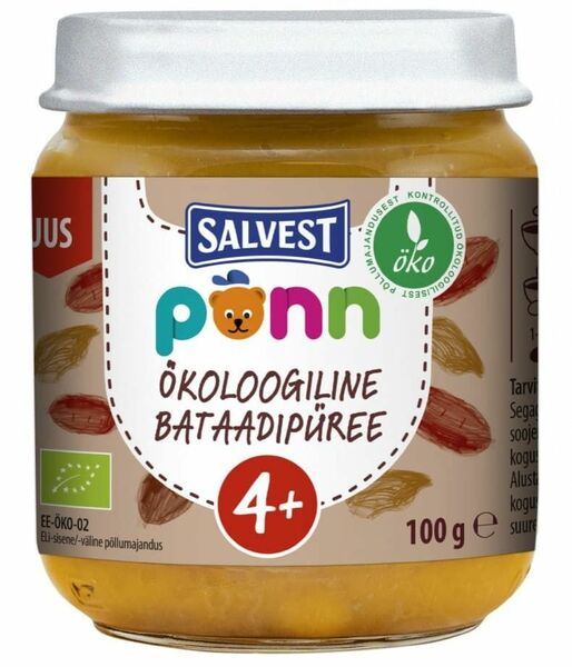 Salvest Põnn BIO Batátové pyré 100g porovnat ceny
