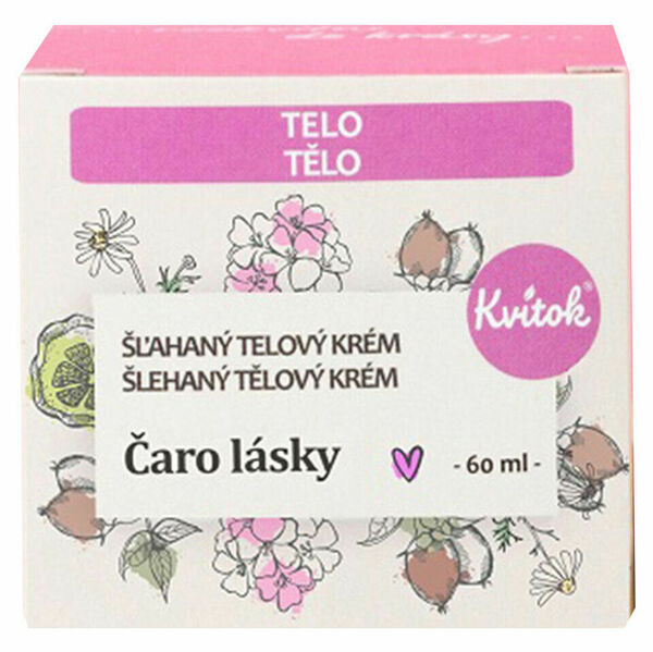 KVITOK Šlehaný tělový krém Kouzlo lásky 60 ml porovnat ceny