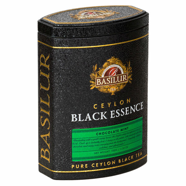 BASILUR Black rssence chocolate mint černý čaj 100 g porovnat ceny