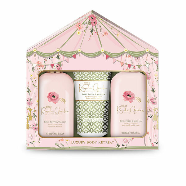 Baylis & Harding Sada péče o tělo Růže, Vlčí mák a Vanilka 3 ks porovnat ceny