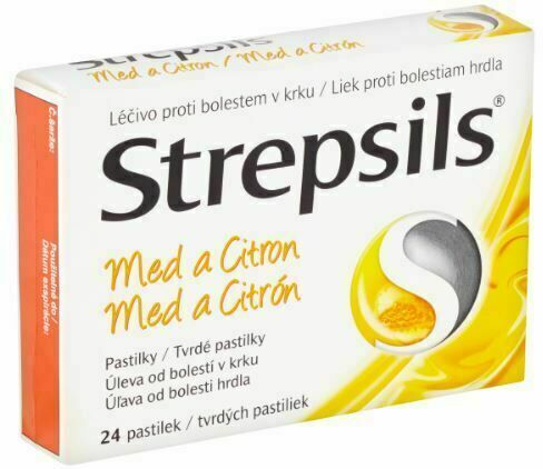 Strepsils Med a Citron 0.6mg/1.2mg 24 pastilek porovnat ceny