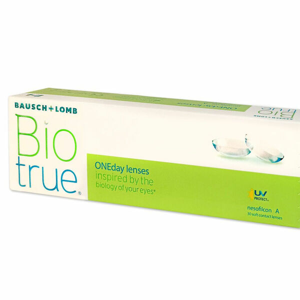 BAUSCH & LOMB Biotrue oneday 30 čoček, Počet dioptrií: -0,50, Průměr: 14,2, Zakřivení: 8,6, Počet kusů v balení: 30 ks porovnat ceny