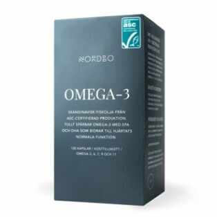 NORDBO Scandinavian omega-3 pstruhový olej 120 kapslí porovnat ceny