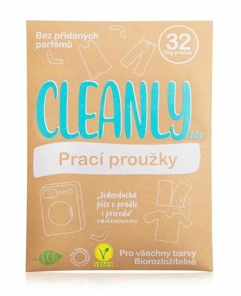 Cleanly Eco Prací proužky 32 ks porovnat ceny