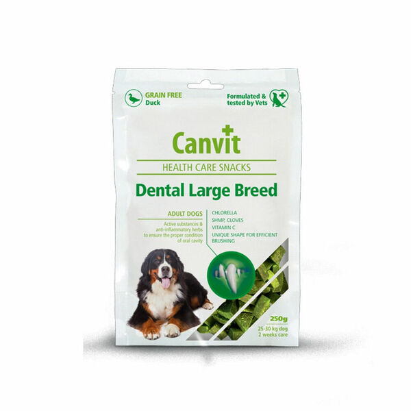 Canvit Snacks Dental Large Breed Duck 250 g porovnat ceny