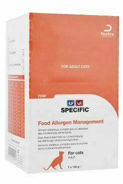 Specific Fdw Food Allergy Manag. 7x100gr Konz. Kočka porovnat ceny