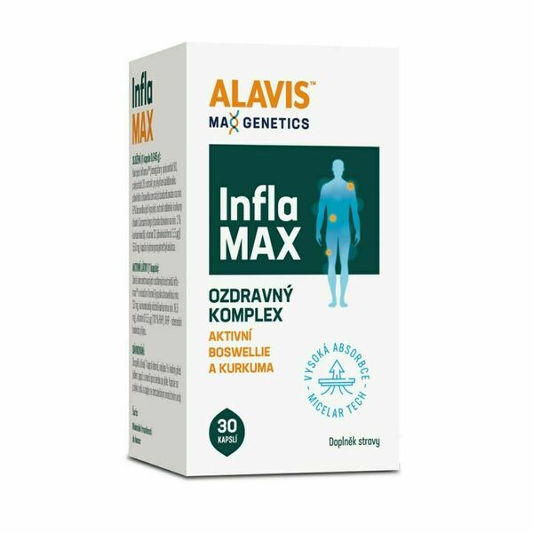 Alavis MAX Genetics InflaMAX 30 kapslí porovnat ceny