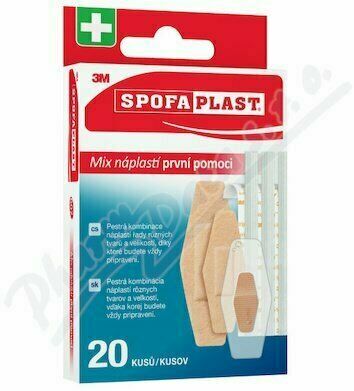 Spofaplast 607 - Náplasti první pomoci mix 20 ks porovnat ceny