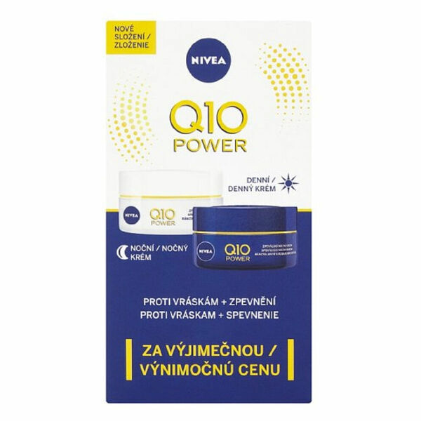 NIVEA Q10 Power Duopack Denní a noční krém proti vráskám 2x 20 ml porovnat ceny