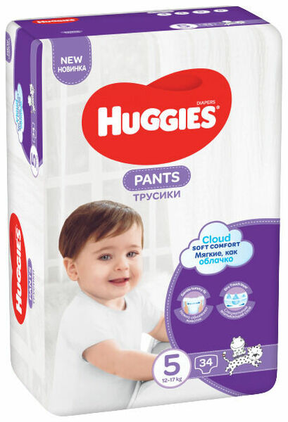 II. jakost Huggies Pants Jumbo 5, 12-17kg, 34 ks porovnat ceny