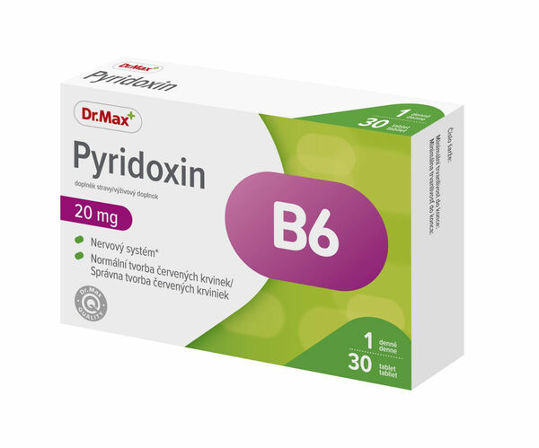 Dr.Max Pyridoxin 30 tablet porovnat ceny