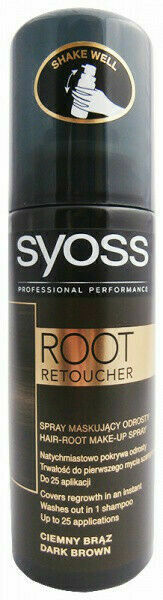 Syoss Root Retoucher korektor odrostů tmavě hnědý 120ml porovnat ceny