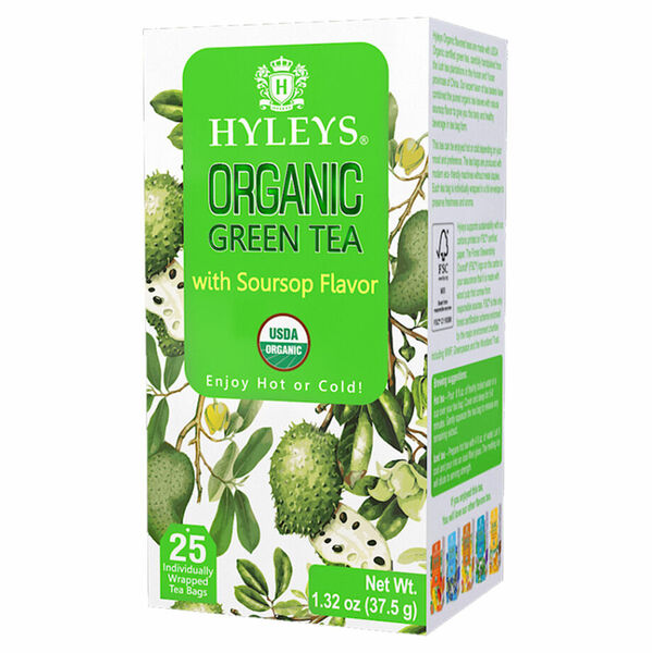 HYLEYS Green soursop BIO přebal 25 sáčků porovnat ceny
