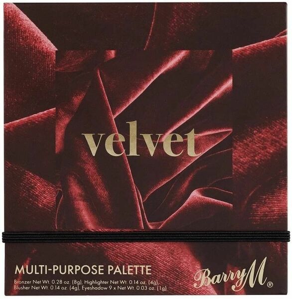 BarryM Velvet MultiPurpose Palette paletka očních stínů s rozjasňovačem, bronzerem a tvářenkou porovnat ceny