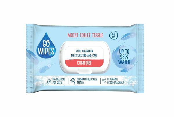 GoWipes Vlhčený toaletní papír Comfort 44 ks porovnat ceny