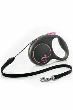 Vodítko Flexi Black Design M Lanko 5m/20kg Růžová porovnat ceny
