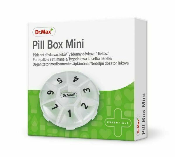 Dr.Max Pill Box Mini týdenní dávkovač léků 1 ks porovnat ceny
