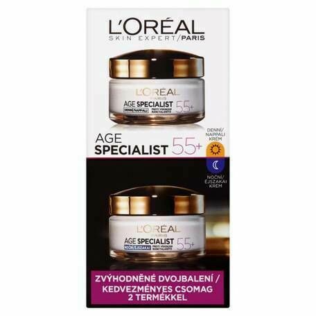 Loréal Paris Age Specialist 55+ Duopack denní + noční krém 2x50 ml porovnat ceny