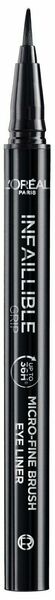L'Oréal Paris Infaillible Grip 36h Micro-Fine liner 01 Obsidian black černá oční linka 0.4 g porovnat ceny