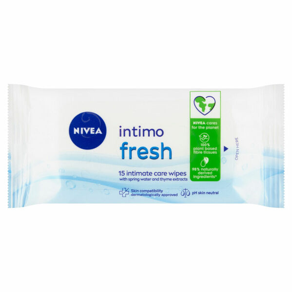 NIVEA Fresh Ubrousky pro intimní hygienu 15 ks porovnat ceny