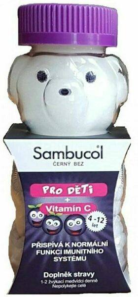 Sambucol Pro Děti + vitamin C medvídci 60ks porovnat ceny