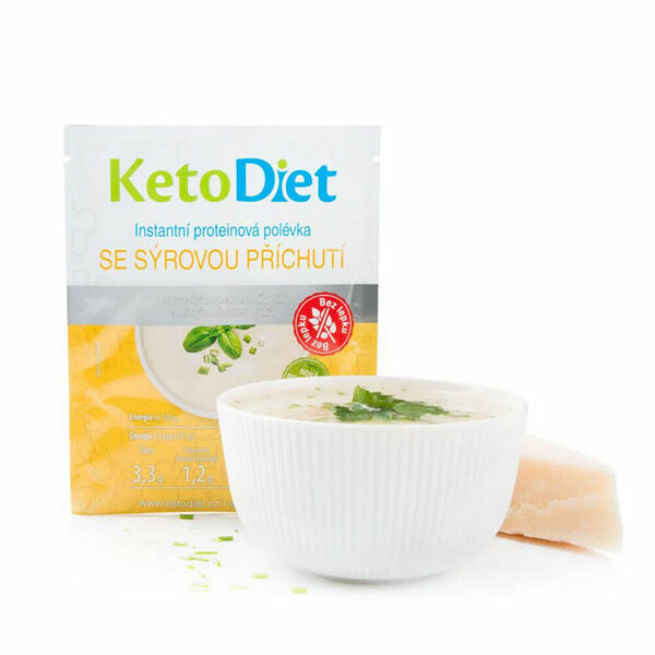 KETODIET Proteinová polévka se sýrovou příchutí 7 porcí porovnat ceny