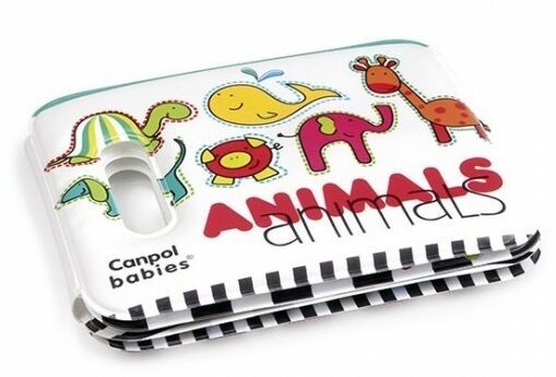 Canpol babies Měkká knížka pískací s úchytem Colourful Animals porovnat ceny