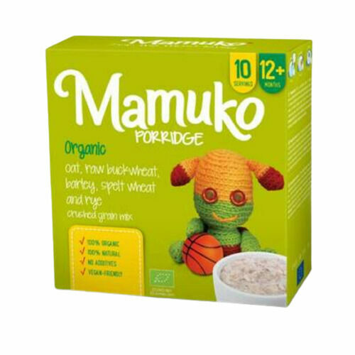 Mamuko BIO kaše drcená zelená pohanka, ječmen, špalda, žito, oves 240 g porovnat ceny