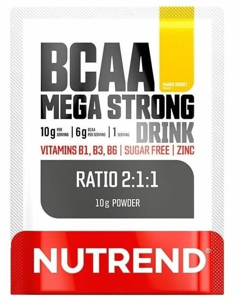 Nutrend BCAA Mega Strong Drink mango sorbet 10g porovnat ceny